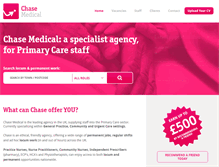 Tablet Screenshot of chase-medical.com